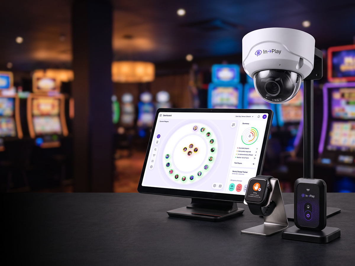 Hero — the full InPlay ecosystem in a real venue